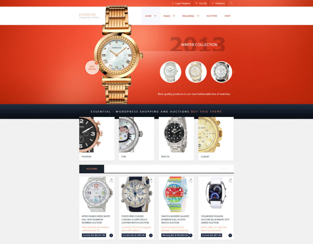 Essential - Responsive WooCommerce eCommerce and Auction Theme - Best WordPress Auction Theme - Blog Haveli