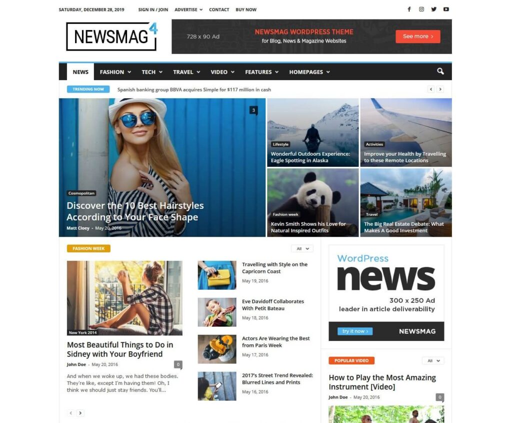 Newsmag - Newspaper & Magazine WordPress Theme - Best WordPress News Theme - Blog Haveli