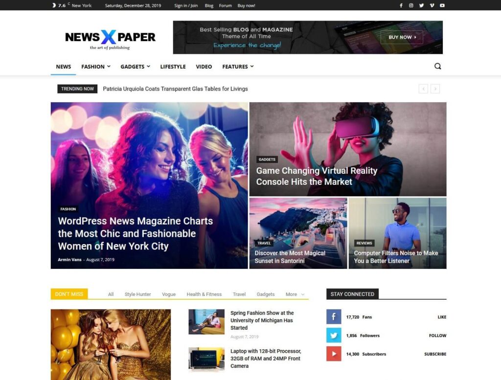 Newspaper - Best WordPress News Theme - Blog Haveli