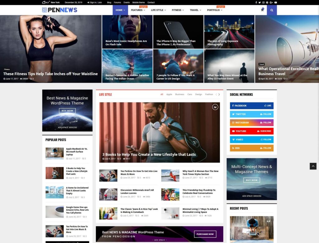 PenNews - Multi-Purpose AMP WordPress Theme - Best WordPress News Theme - Blog Haveli
