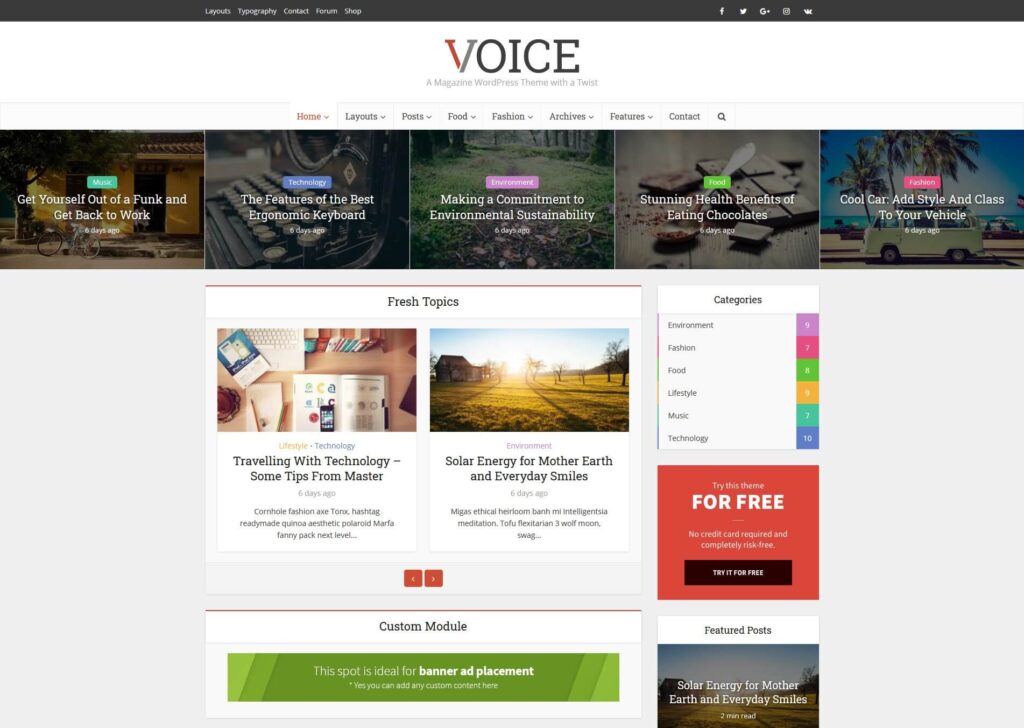 Voice - Clean NewsMagazine WordPress Theme - Best WordPress News Theme - Blog Haveli