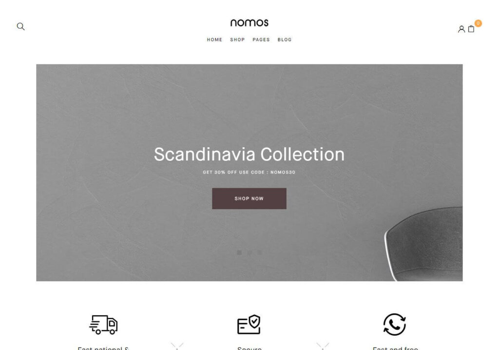 Nomos Modern AJAX Shop Designed for Mobile and SEO Friendly Best Amazon Affiliate WordPress Theme Blog Haveli