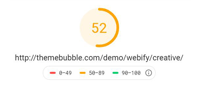 Webify - Google Mobile Speed Test Fastest WordPress Theme
